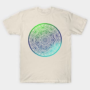 Mandala Greens & Blues T-Shirt